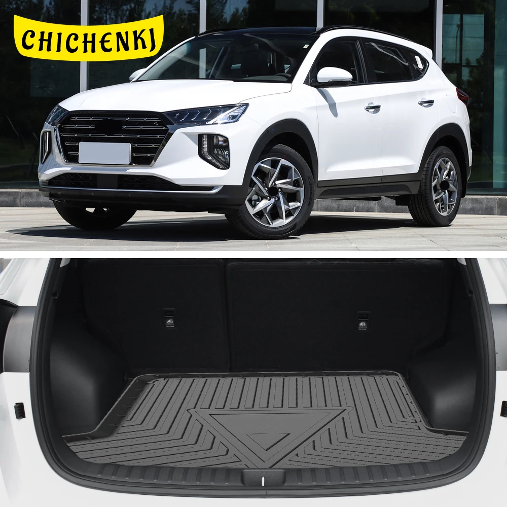 

For Hyundai TUCSON 2015-2020 Cargo Liner All-Weather TPE Non-slip Trunk Mats Waterproof Boot Tray Trunk Carpet