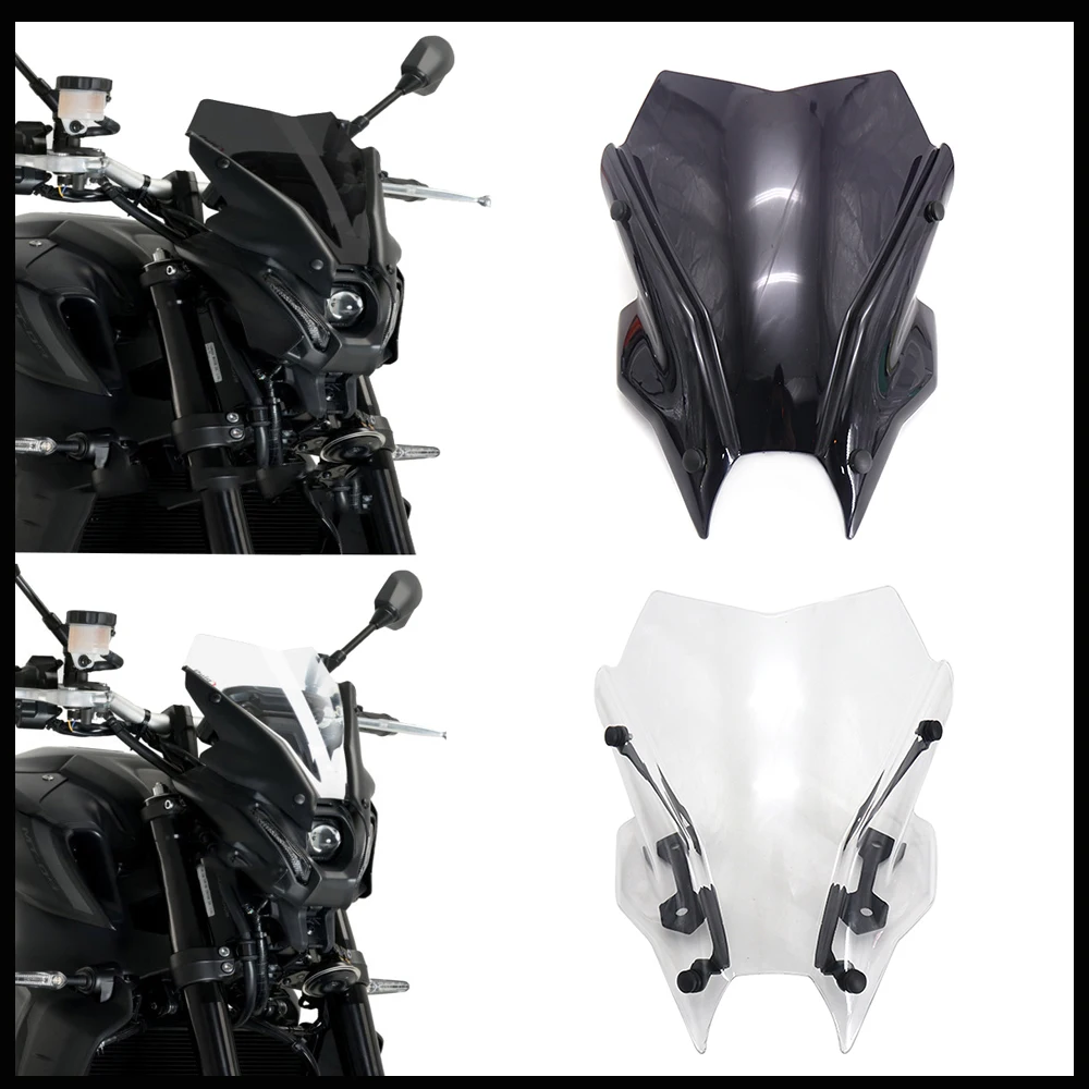 

For YAMAHA MT-09 NEW 2021 2022 Windshield Windscreen FZ-09 MT09 FZ09 MT FZ 09 Motorcycle Accessories Wind Deflectors fz09 mt09