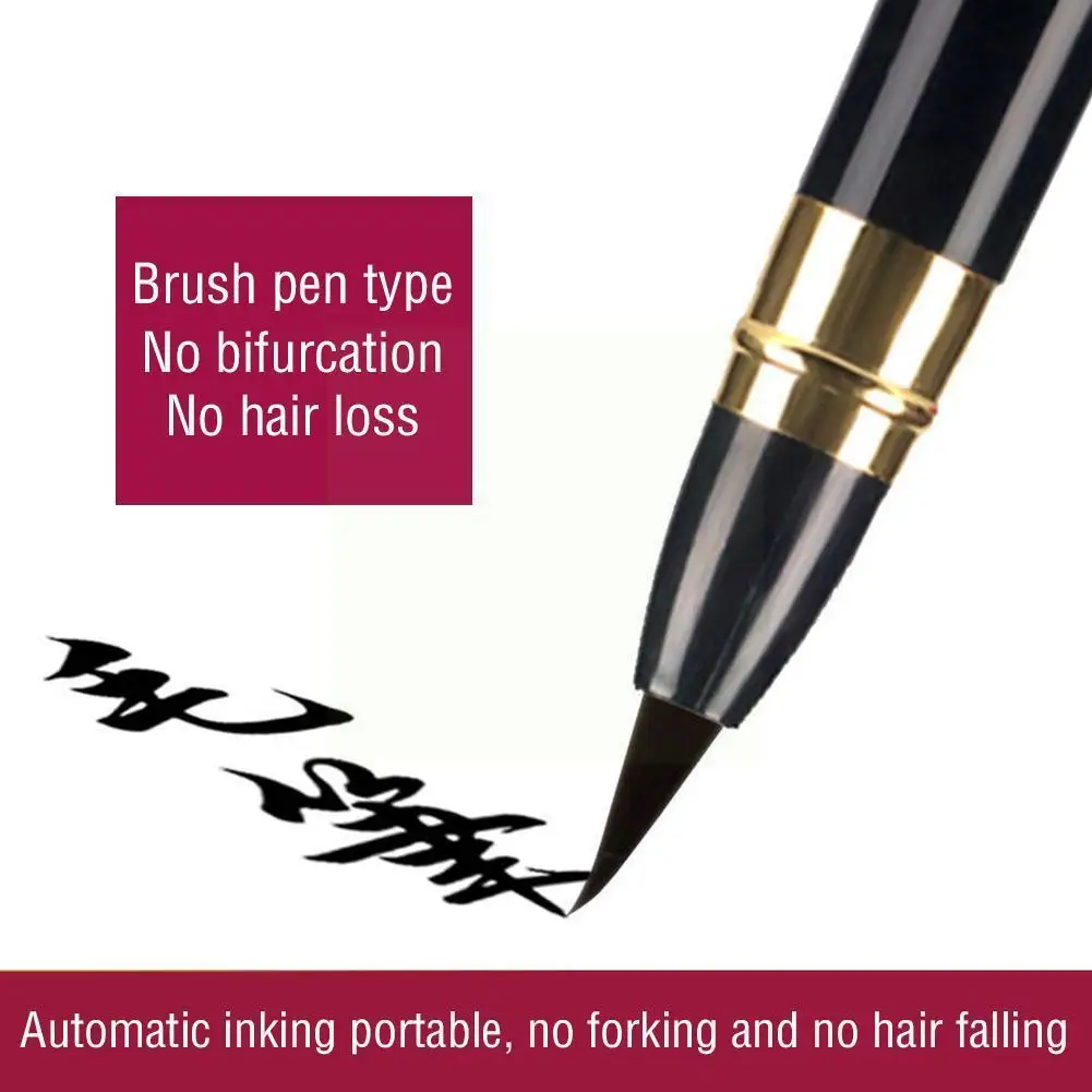 

Portable Paint Watercolor Brush Pen Soft Art Drawing School Refillable Brushes Pens Stationery Chinese Calligraphy Fountain C3g4