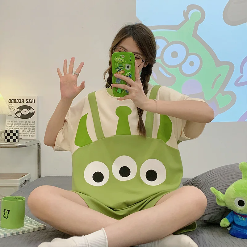 Cotton Women Pajamas Sets Pyjamas Female Loungewear Pijamas Short Sleeve Top Shorts Suit S-XXL Sleepwear Nightwear Sweatsuit