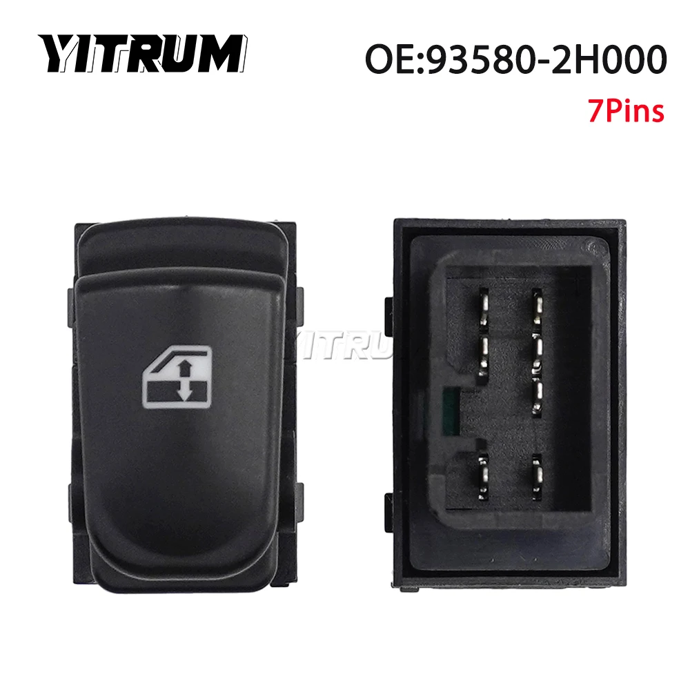 

YITRUM 93580-2H000 93570-2H110 93570-2H1109P кнопка включения электрического стеклоподъемника для Hyundai Elantra HD 2007 2008 2009 2010