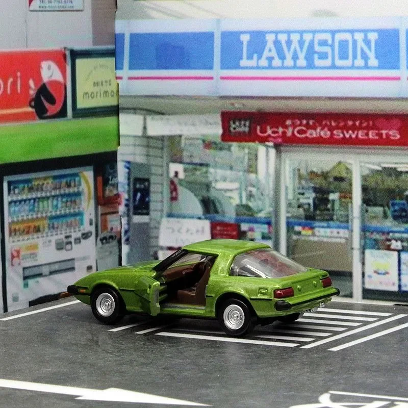 Фото TAKARA TOMY Tomica Mini Simulation Alloy Car Black Box TP29 Mazda RX-7 Спортивный автомобиль Детский маленький автомобиль Игрушечная модель Подарочная коллекция №3