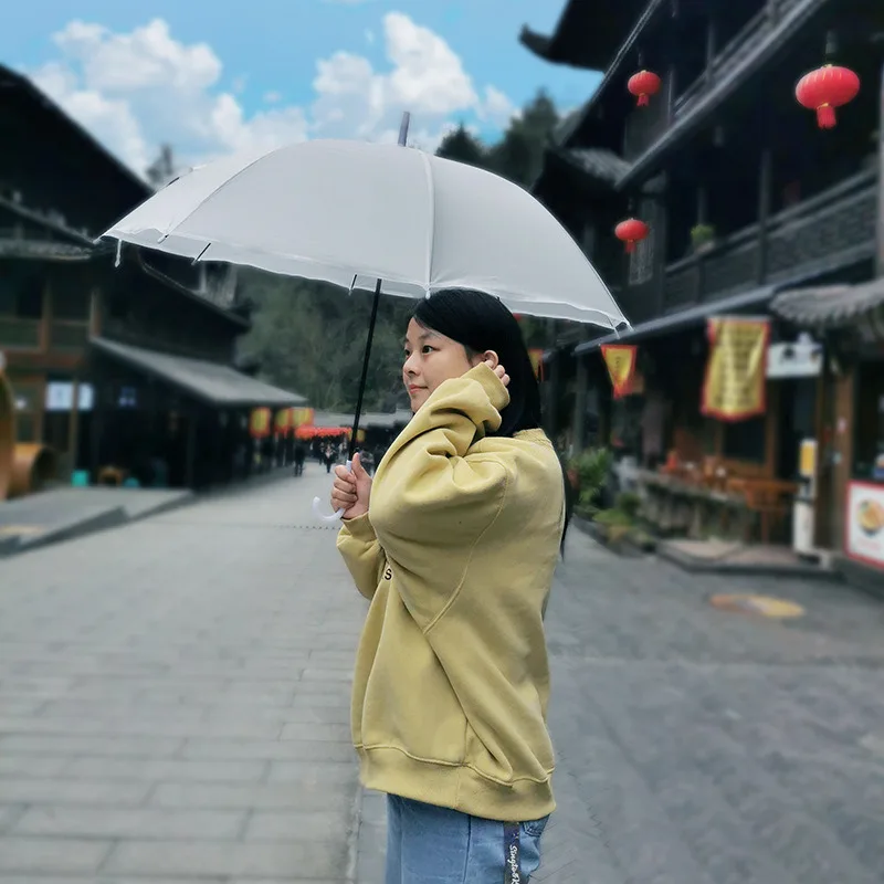 

Diameter long handle color automatic finish umbrella with no umbrella