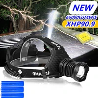 650000 lm xhp90 9 led headlamp xhp70 3 high power led headlight usb 18650 rechargeable head flashlight xhp50 2 zoom head torch