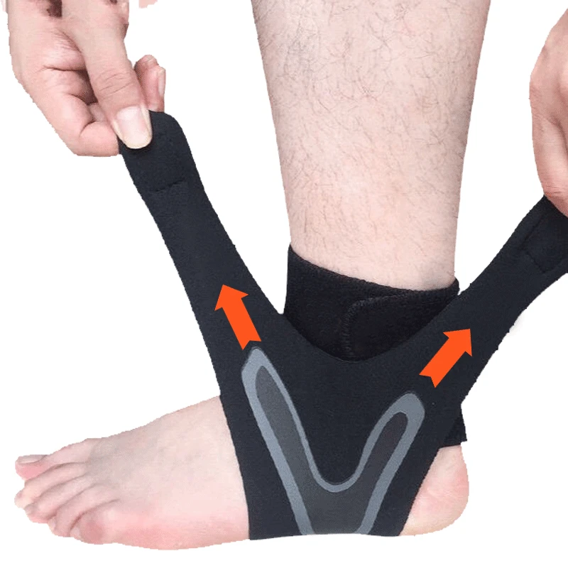 

1Pcs Sport Ankle Support Elasticity Free Adjustment Protection Foot Bandage Tendon Pain Relief Strap Sports Ankle Equipment