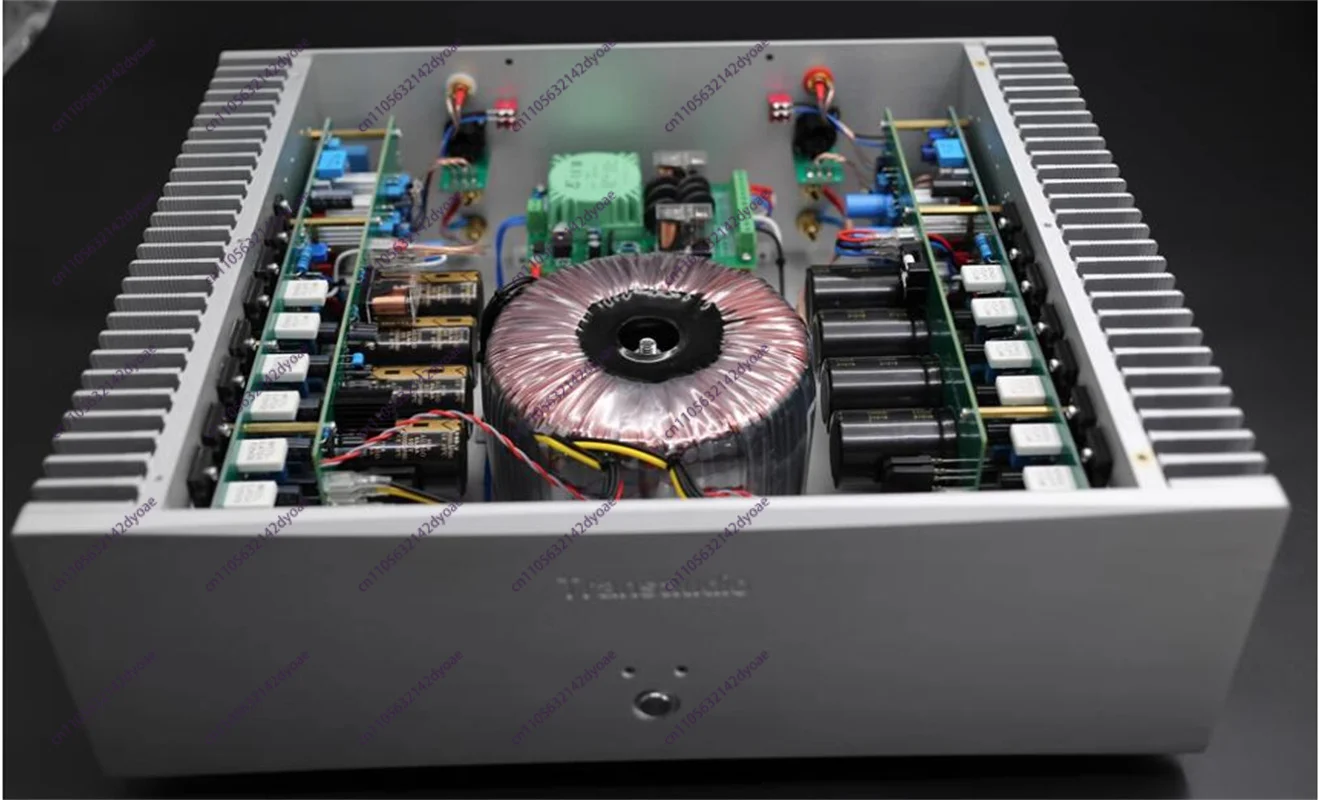 Фото Трансформаторный усилитель TransAudio High End MASTER FM801 MJL4281 2N3440/5416 /250Вт/8Ω 500Вт/4Ω с однополярным и симметричным 2-канальным входом №3