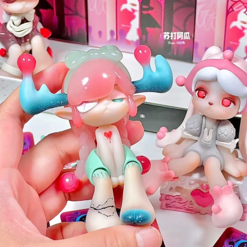 

New Spice Princess Blind Box Magic Town Series Figure Cute Toys Decoration Cartoon Dolls Collect Model Guess Bag Children Gift