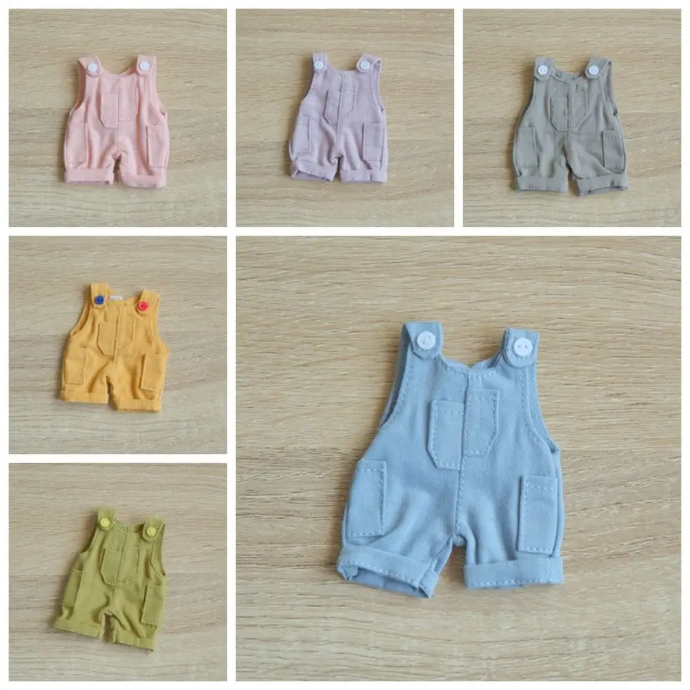 Комбинезон плюшевая кукольная одежда штаны на подтяжках для игр с медведем милая