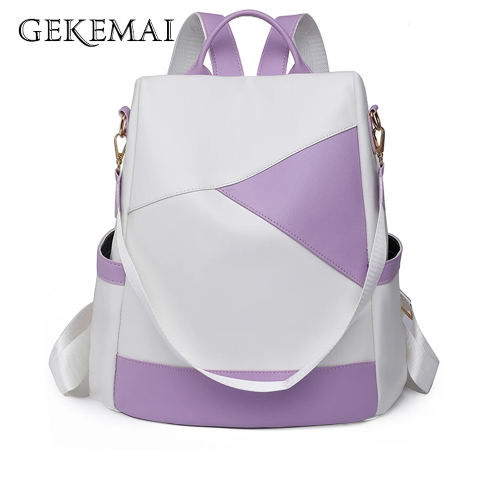 

Кожаные рюкзаки высокого качества, Женская дорожная сумка, модный дизайн, деловой рюкзак для ноутбука, женские школьные рюкзаки, женские су...