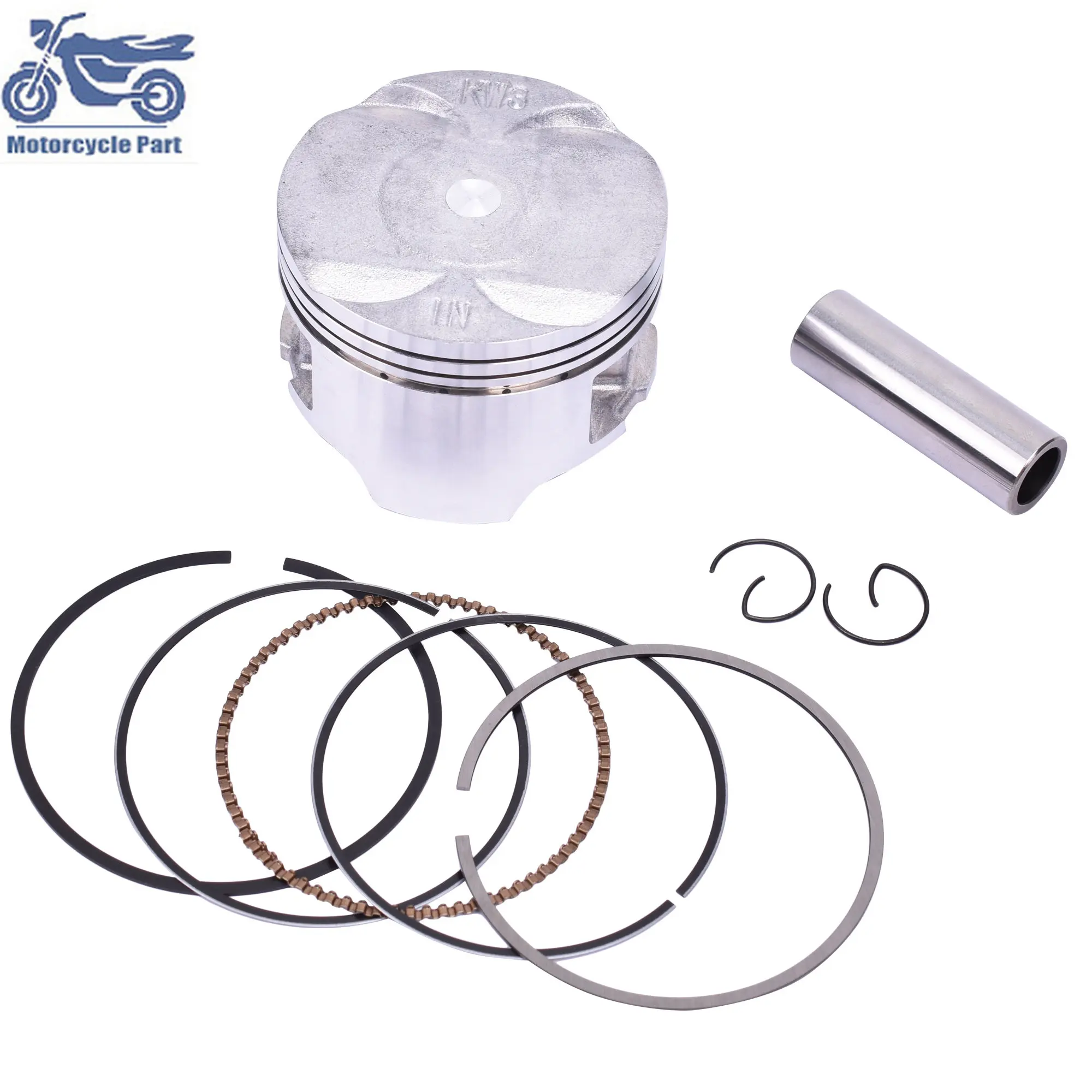 

70.5mm Motorcycle Piston and Piston Ring Kit For HONDA AX-1 250 88-90 NX250 NX 250 Dominator 88-93 +50 Oversize 0.5 +0.5mm
