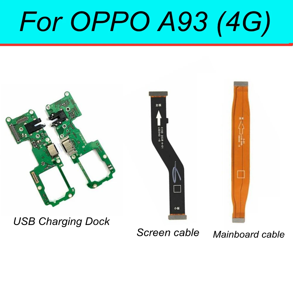 

For OPPO A93 4G USB Charging Port Board Display Flex Cable Connector For A93 4G Mainboard Flex Cable