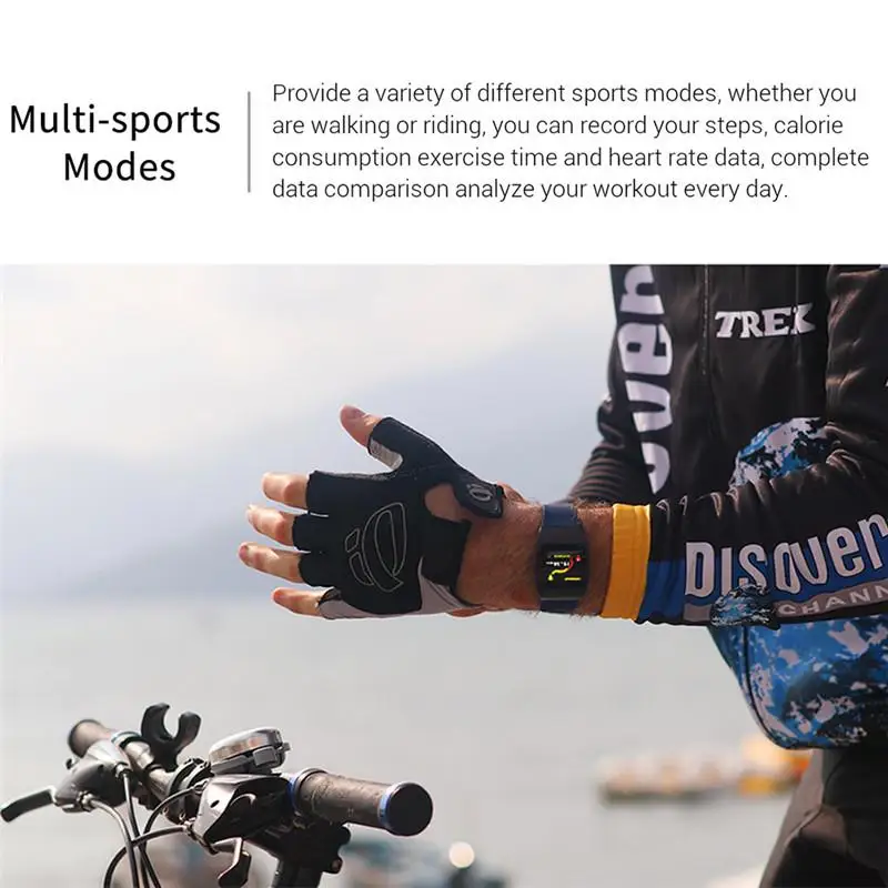 P63 Smart Bracelet Heart Rate Monitor Fitness Tracker IP67 Sport Wristband Smart Wristband Waterproof Smart watch