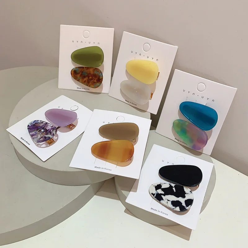 

2pc Hair Claw Clip Hairpin for Women Girls Student Crab Headband for Washface Hair Accessories Side Bangs Clip Headwear Ornament