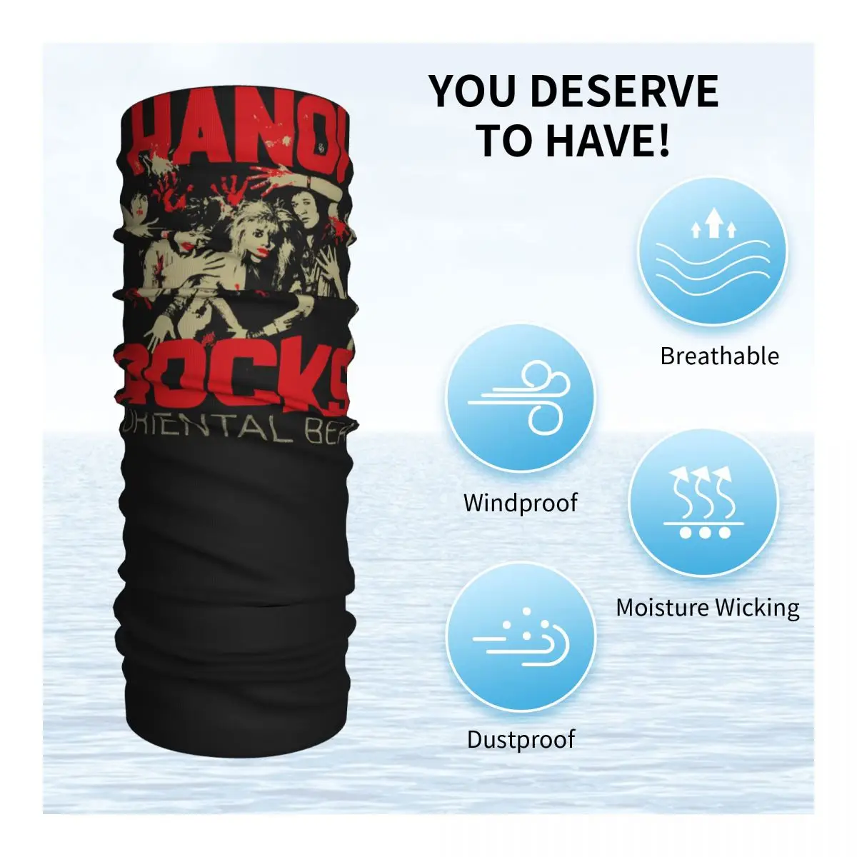 Восточный Регулируемый шарф-маска для лица с защитой от ветра