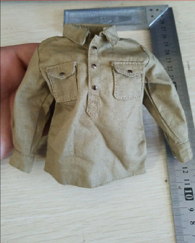 

Масштаб 1/6, армейская модель рубашки для экшн-фигурки Куклы 12 дюймов