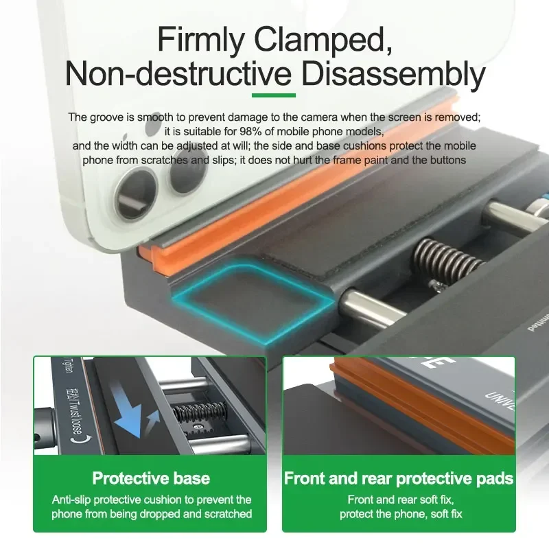 RELIFE RL-601S plus Удаление заднего стекла разборка ЖК-экрана 2-в-1 Инструмент для