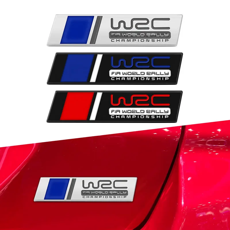 Универсальный автомобильный декор металлическая наклейка WRC FIA Чемпионат мира по
