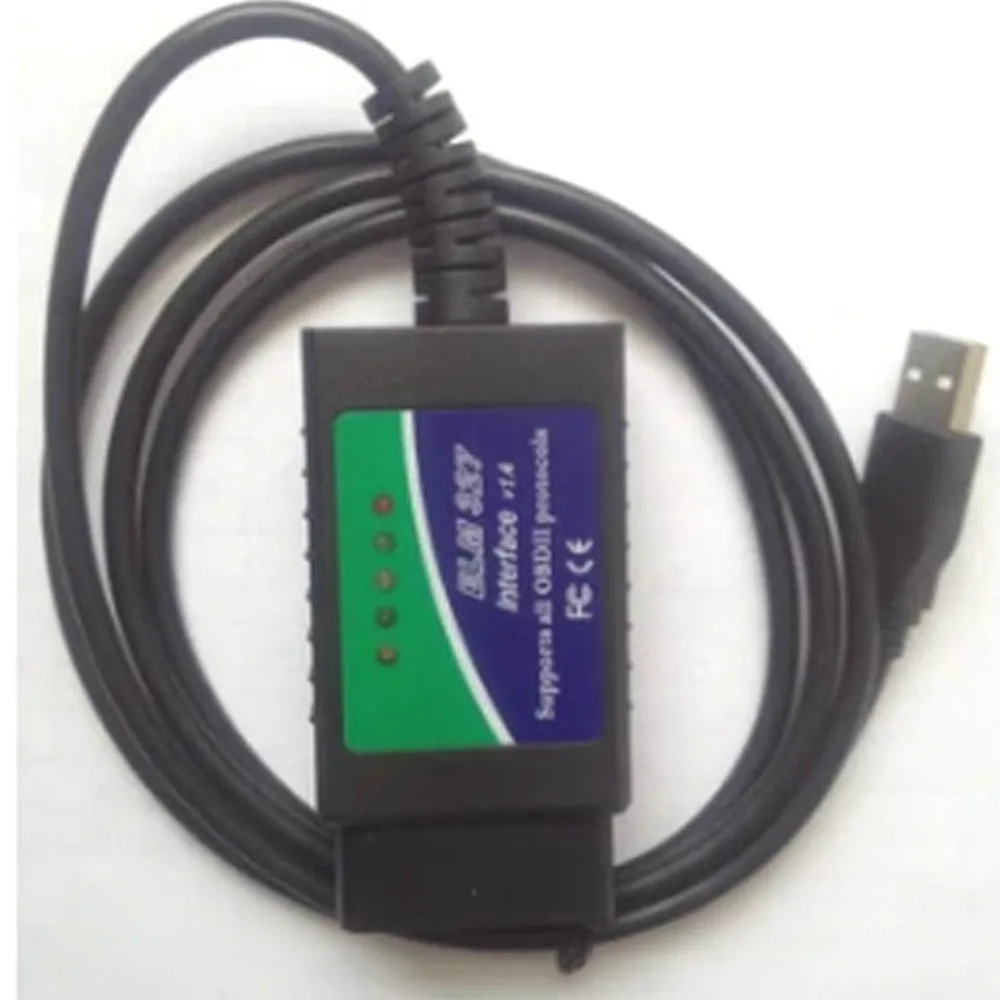 2024 ELM327 V1.5 USB OBD2 поддерживает OBD II протоколы Test ELM 327 версия 1 5 инструмент для