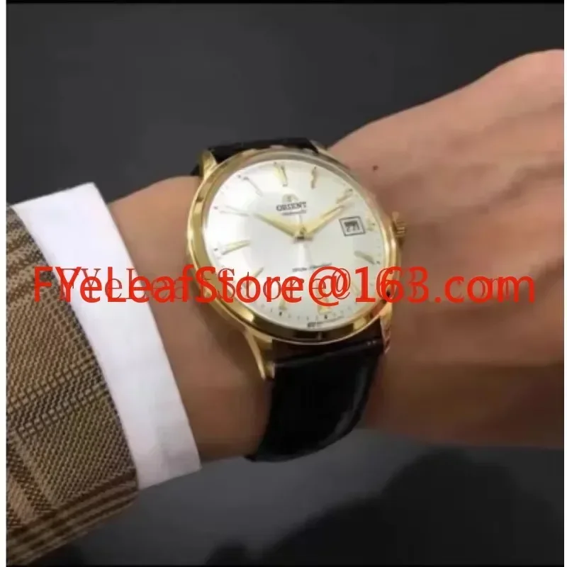 Классические автоматические механические мужские часы forOld с двойным львом в