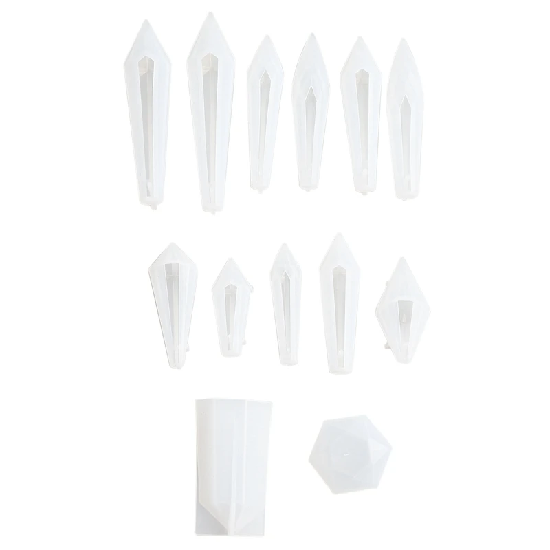 

Transparent Silicone Mould Dried Flower Resin Decorative Craft Diy Crystal Pendulum Mold Epoxy Resin Molds For Jewelry