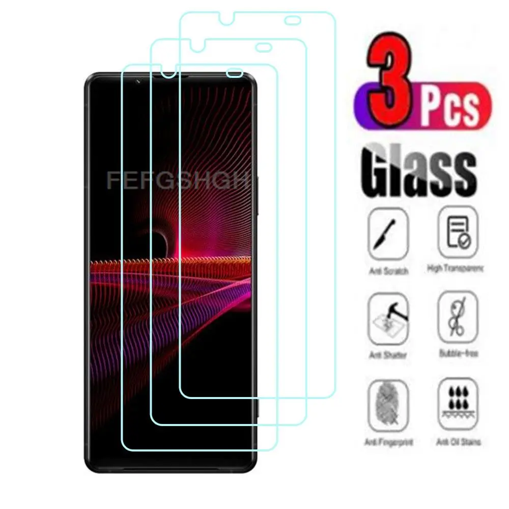 

3 шт. 9H защитное закаленное стекло для Sony Xperia 1 III 6,5 дюйма на стекло Xperia 1 III защита для экрана Защитная пленка