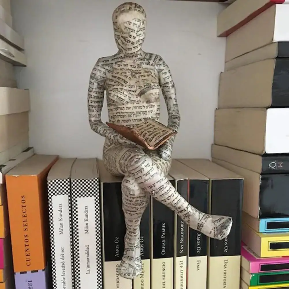 

Художественная трехмерная Статуэтка из смолы для чтения, женская статуэтка в стиле фигурки, абстрактное чтение, женская статуэтка