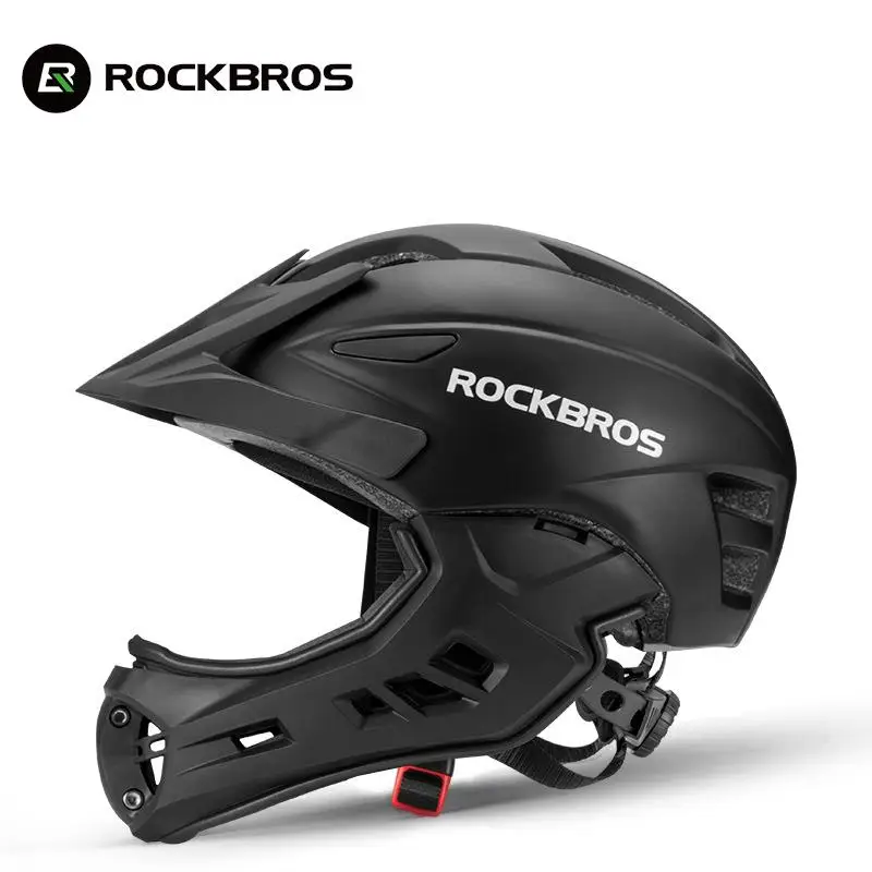 

ROCKBROS New arrivals children riding helmet full face balanced car slide bike skating removable cartoon helmet