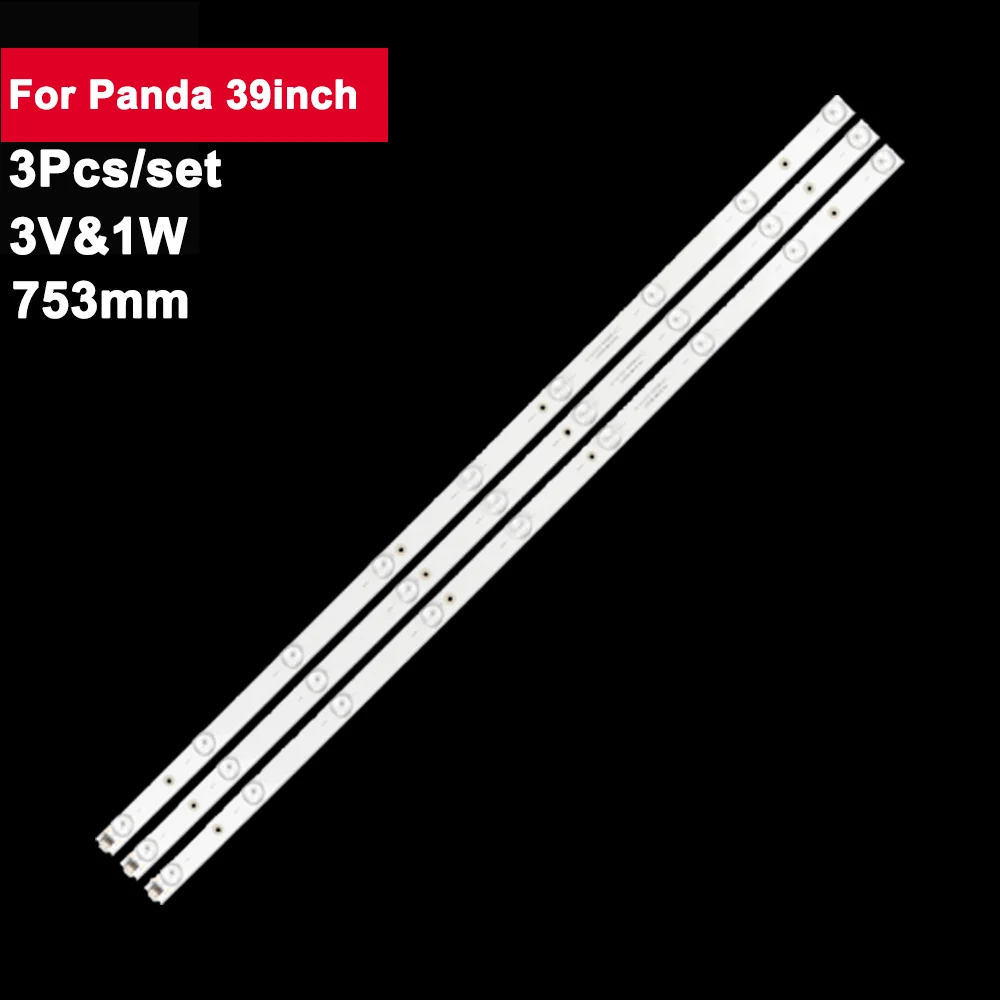 

3pcs TV Backlight Strip For Panda 39inch OY385D09-ZC21FG-01 LE39D80SA Ph39n86dsgw Ph39n86 LE39D80SA LE39F88S C39SD110 Ptv3915led