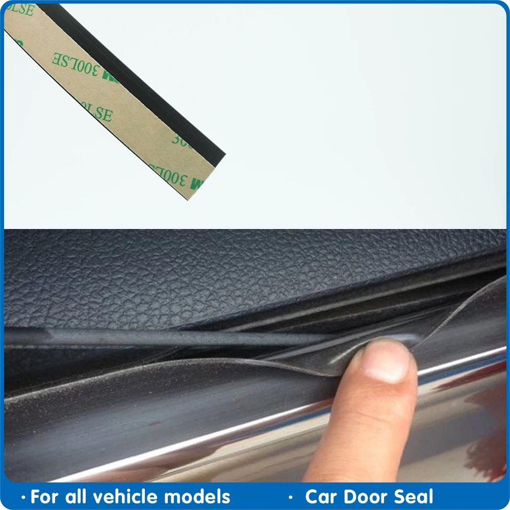 Car Window Seal Weatherstrip Edge Trim For Car Door Glass Window Rubber Seal Automobile Strip Auto Rubber Seals  Car Acessories