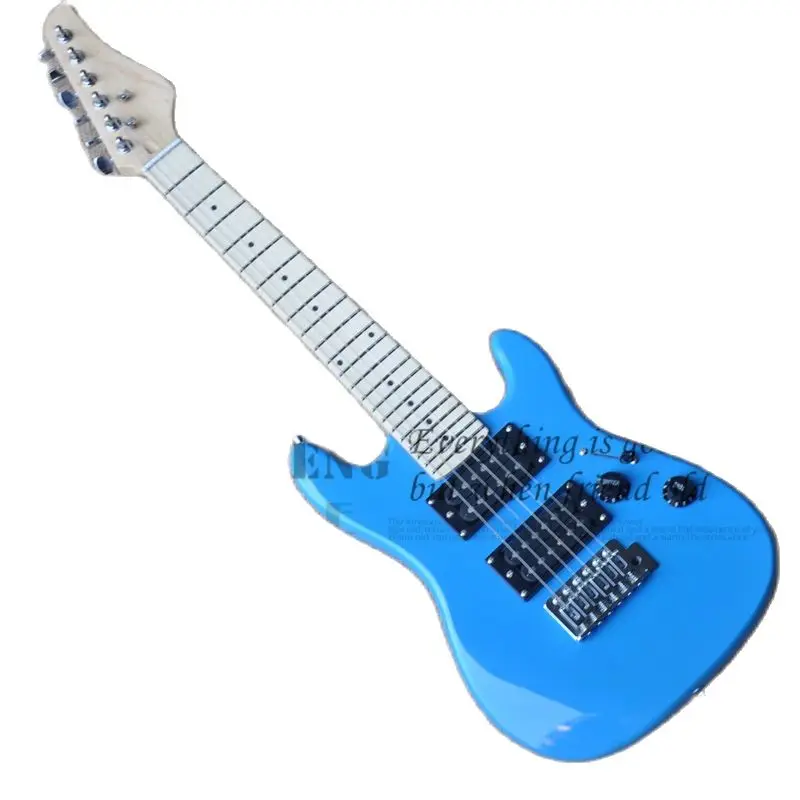 Детская электрогитара гитара зонтик деревянный корпус кленовый шейный