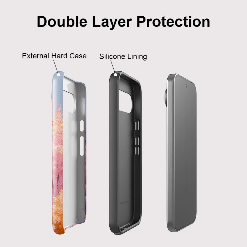 Фото Матовый акриловый чехол Fcicicase для Google Pixel 10 9 Pro XL 8 9 10 Pro 7A 8A 10A с рисунком дерева, противоударный защитный чехол №4