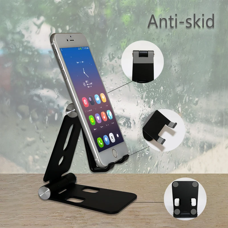 Foldable Tablet Mobile Phone Desktop Phone Stand for iPad iPhone Samsung Desk Holder Adjustable Desk Bracket Smartphone Stand