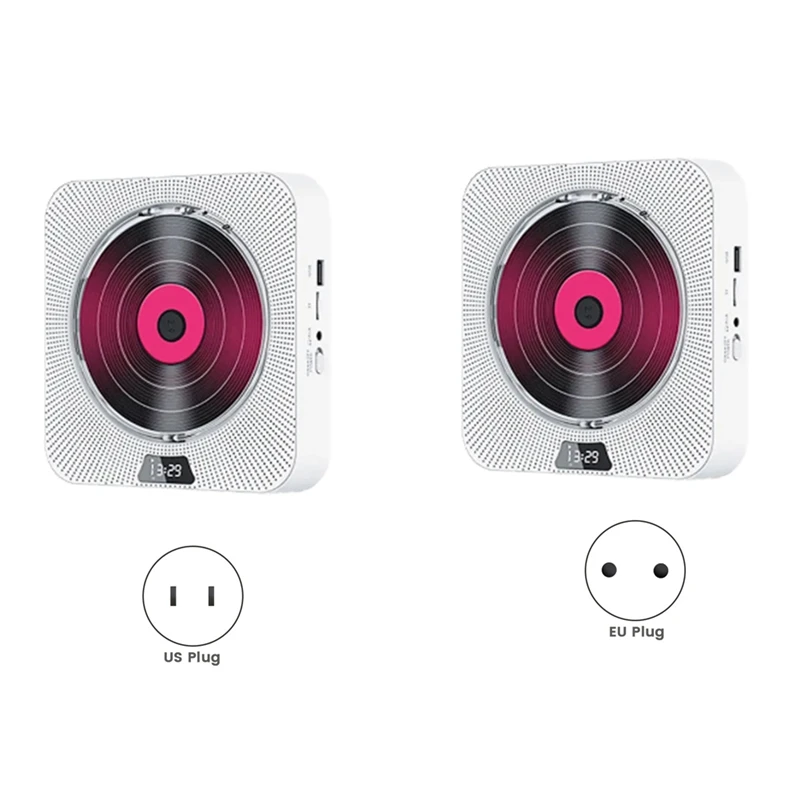 

Wall Mounted FM Radio Bluetooth USB Disk Portable Portable Music Player Remote Control Stereo Speaker AC220V EU Plug