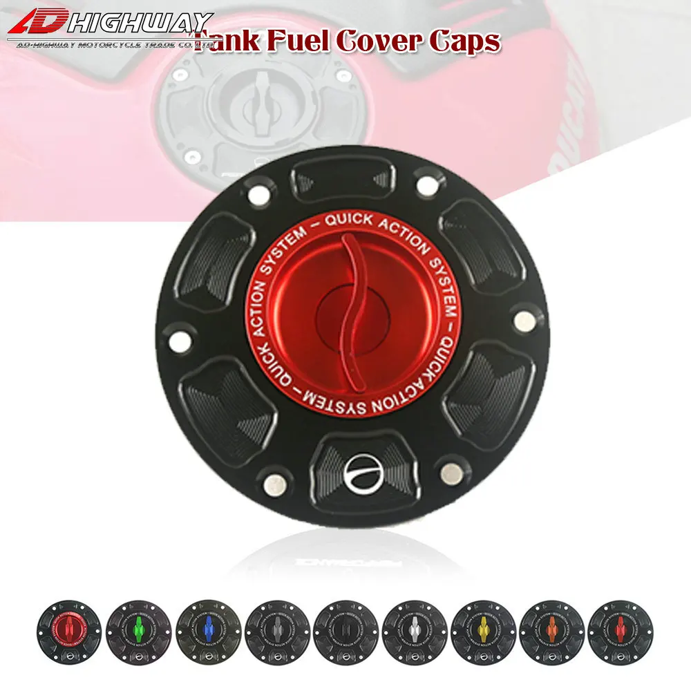 

CNC Aluminum Motorcycle Acessories Keyless Racing Quick Release Tank Fuel Caps Gas Cover for Triumph Speed Triple 1050