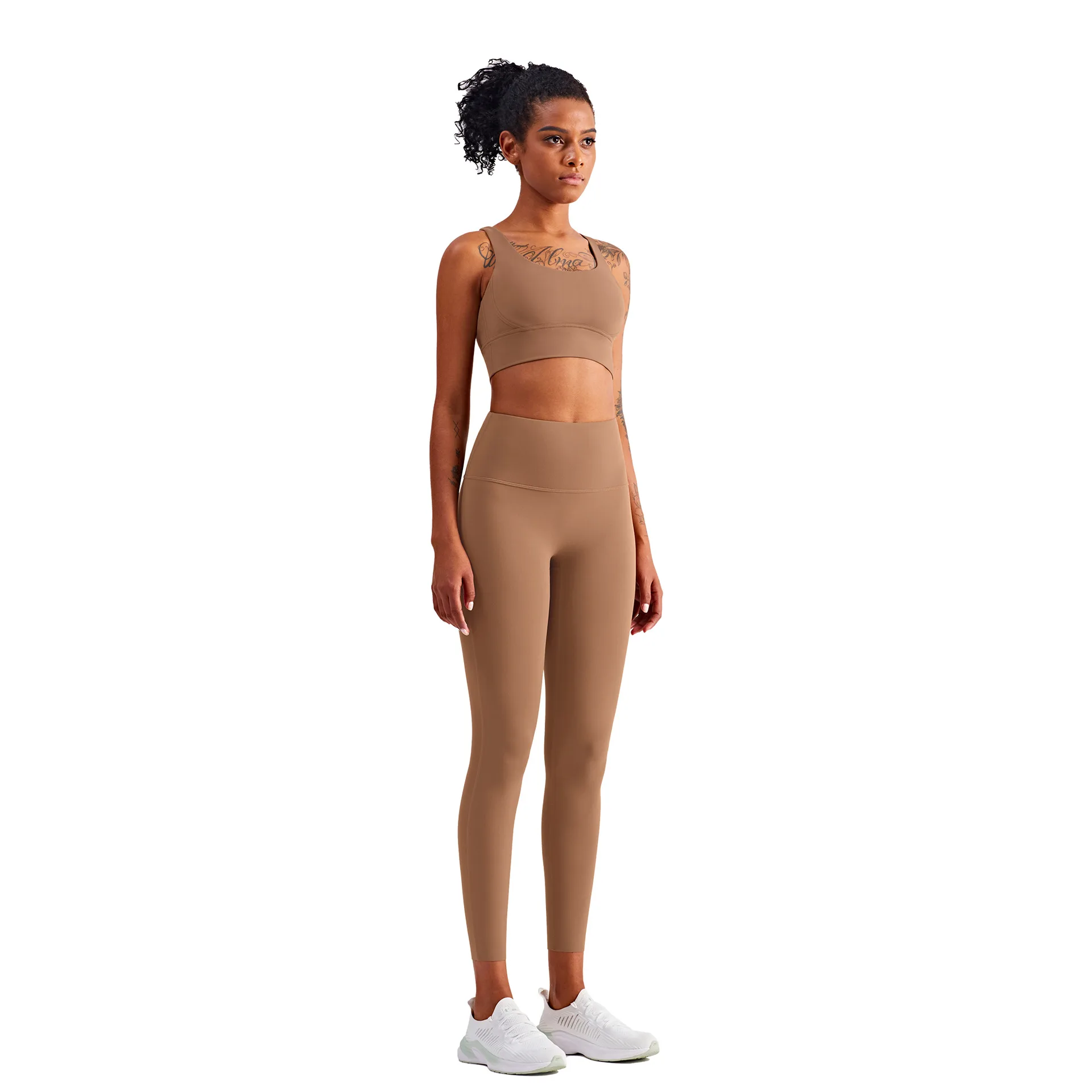 

Летние женские компрессионные дышащие сетчатые вставки Lenceria Femenina быстросохнущие облегающие леггинсы и бюстгальтер