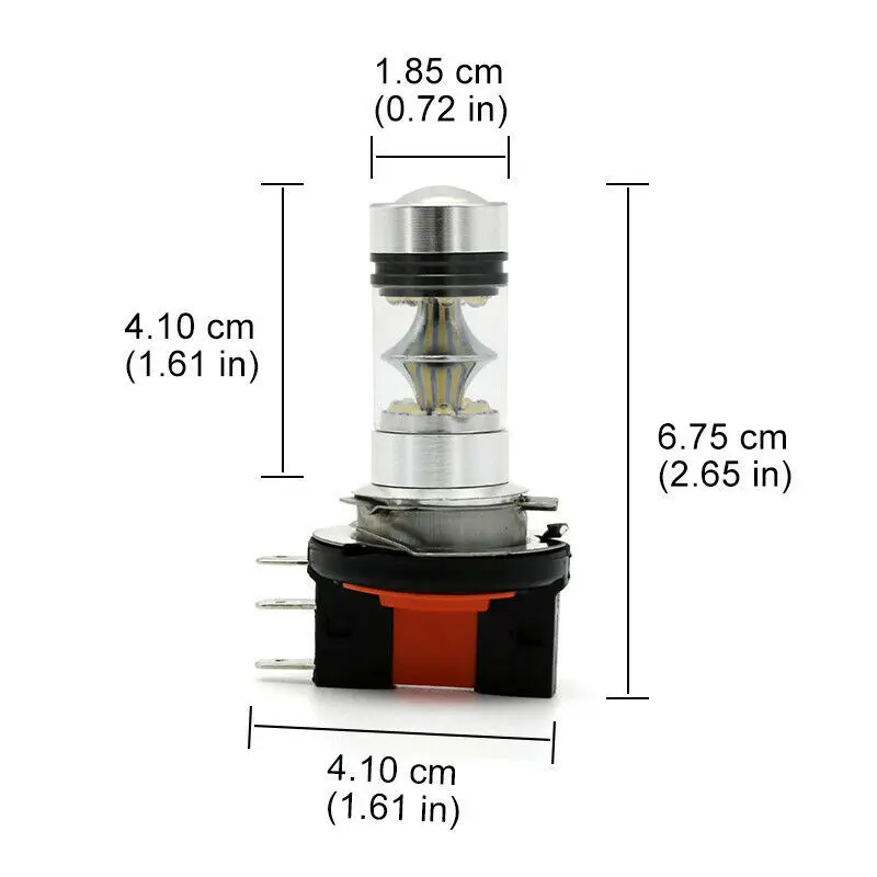 

20LED 360° Luminescence Car Headlight Bulbs H15 LED Fog Lights 2835LED DRL