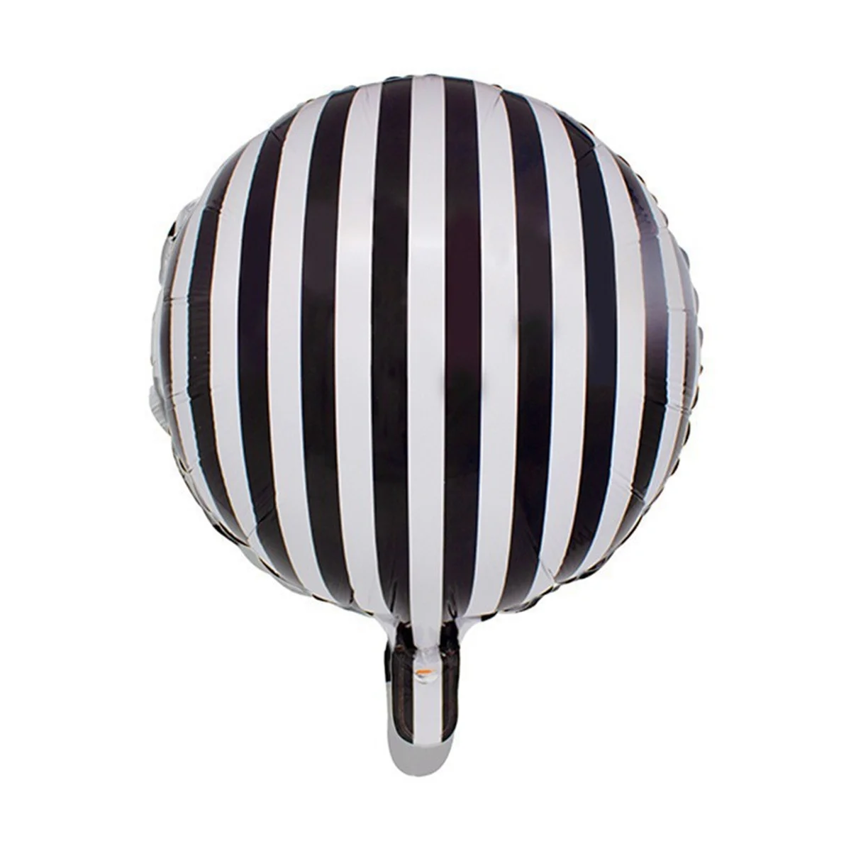 Воздушные шары в черно-белую полоску 18 дюймов