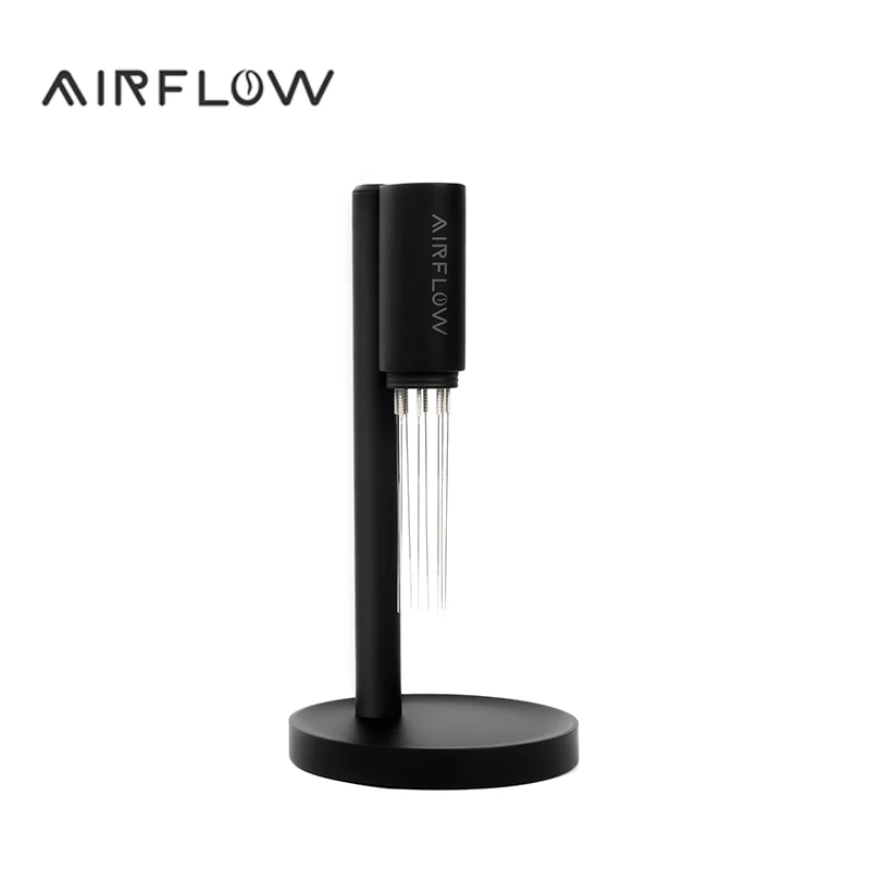 Фото AIRFLOW Иглы для размешивания кофе эспрессо Магнитная абсорбционная стойка Бариста Размешивание кофе Распределение Инструменты WDT №5