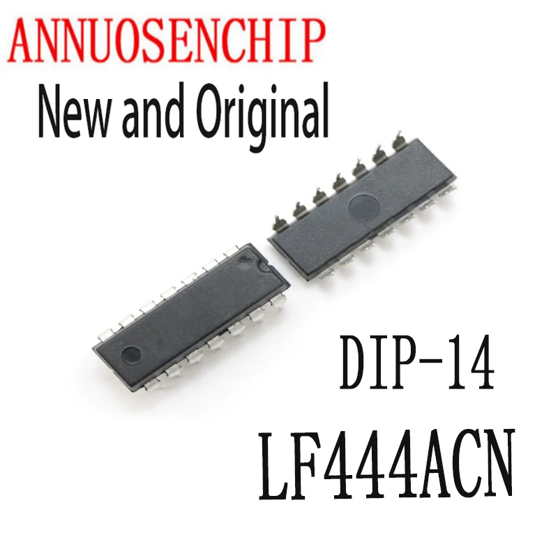 10 шт. Новый и оригинальный операционный усилитель DIP-14 LF444 DIP LF444CN DIP14 LF444ACN