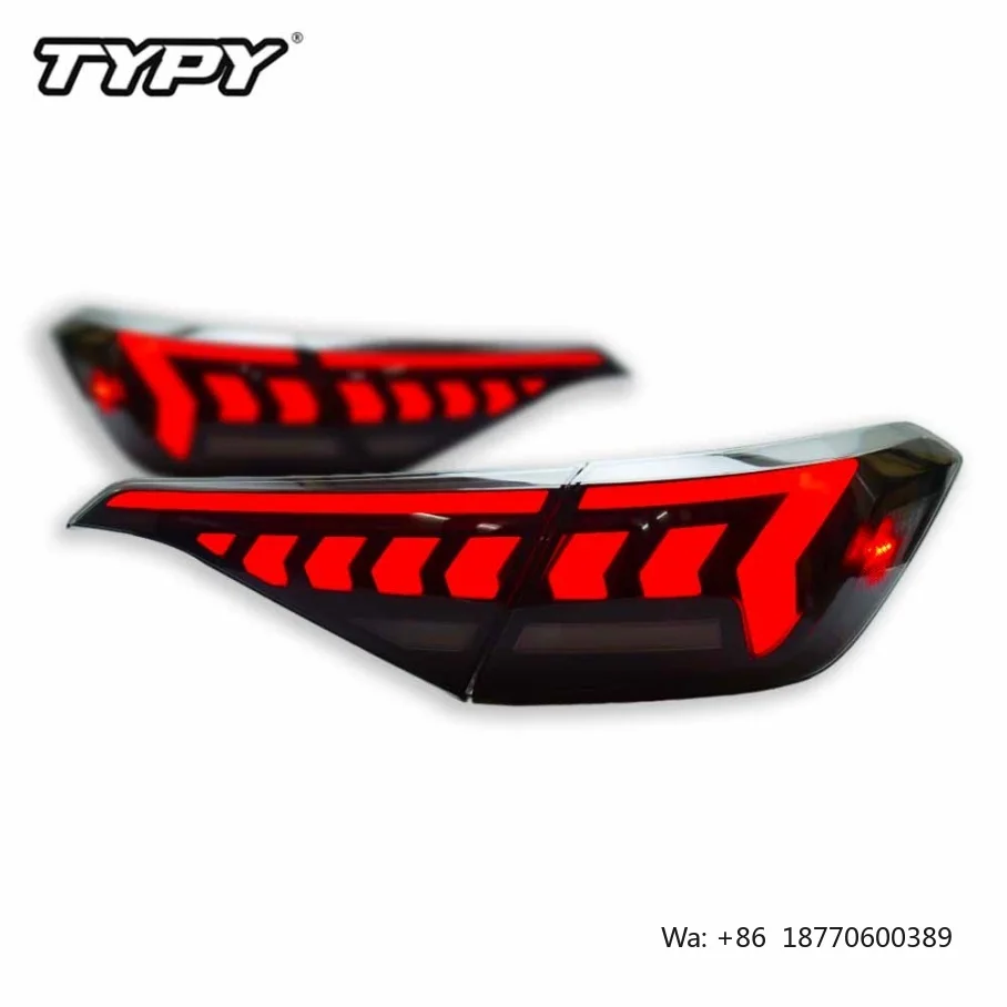 Фото Новые красные задние фонари TYPY для автомобилей 2017-2020 годов с LED дневными ходовыми огнями и динамическими поворотниками №1