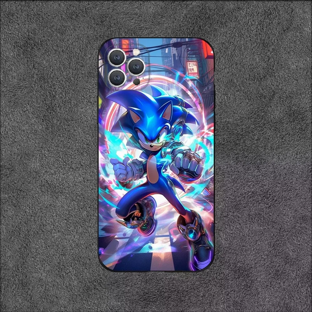 Чехол для телефона S-Sonic The H-Hedgehog iPhone 15 14 13 12 11 Plus Pro Max XS XR SE Mini 8 7 мягкий силиконовый