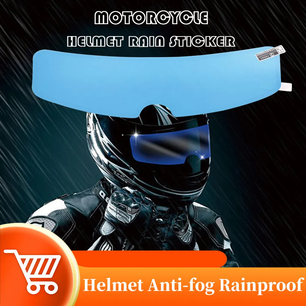 

Helmet Clear Anti-Fog Rainproof Lens Sticker for Motorcycle Safety Driving Nano Coating Helmet Accessories
