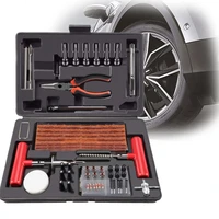98pcs tire repair tools complete kit tools set garage tool car prick kit anti puncture harness wheel repair puncture tyre repair