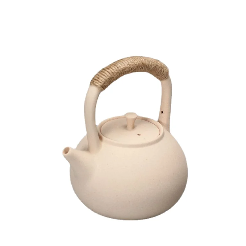 

Heat-resistant White Mud Kettle Teapot Electric Pottery Stove Charcoal Stove Open Fire Special Time Kettle