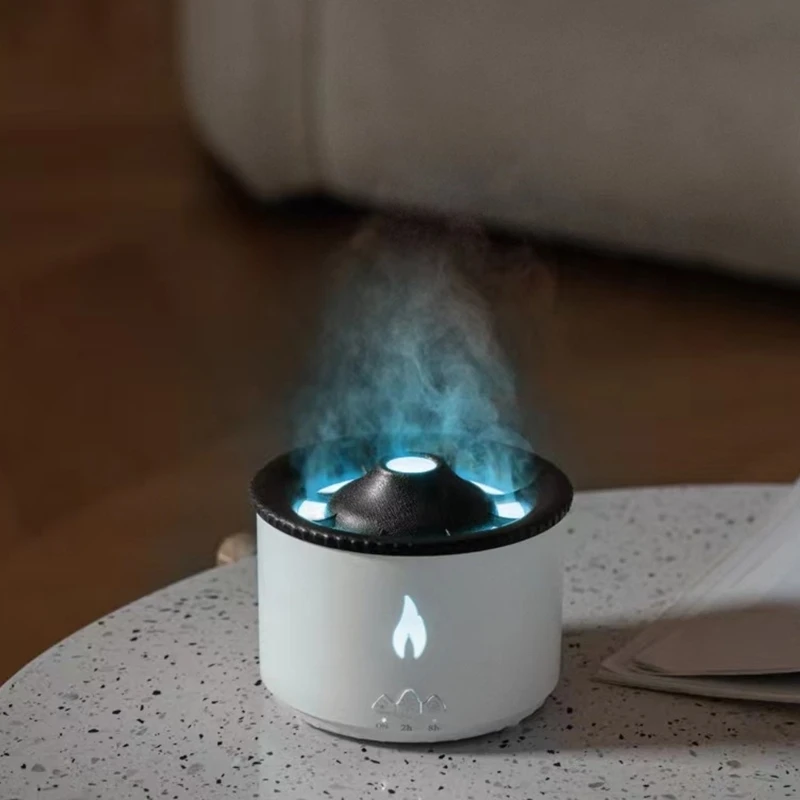 

Volcanic Flame Aromas Air Humidifier 2 Sprays Mode Essential Oil Aromas Diffuser A0NC
