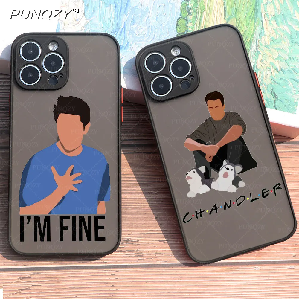 

FUNNY friends TV Show Phone Case For iPhone 15 PRO 13 pro max 12 Pro 11 Pro max XR XSMAX X 8 7 Plus Hard PC Cover for 14 pro max