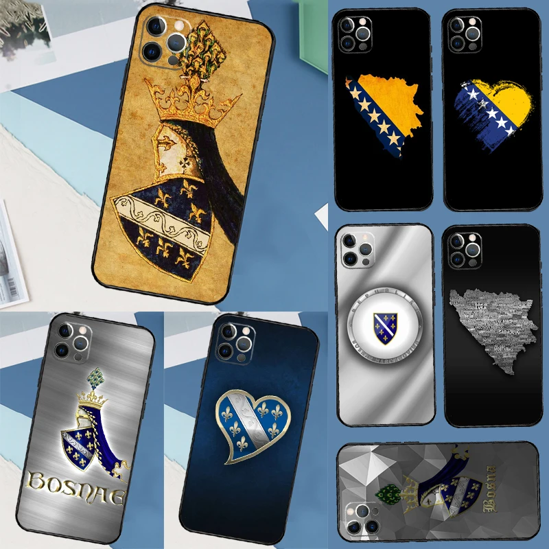 Фото Чехол с изображением сердца Боснии и Герцеговины для Samsung Galaxy S24 Ultra S21 S20 S22 S23 S25 S26 Ultra S10 Plus S25 FE №1