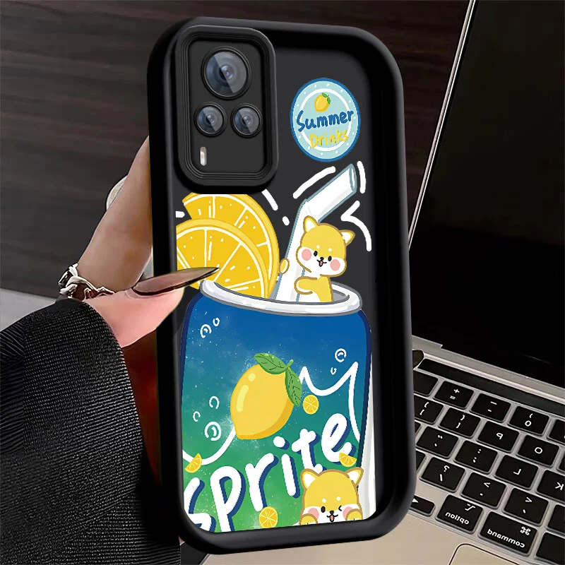 Чехол с рисунком лимонной соды для VIVO Y35m Y78 Plus Y78m Y77 Y77e Y73t Y11 Y35 Y76s t1