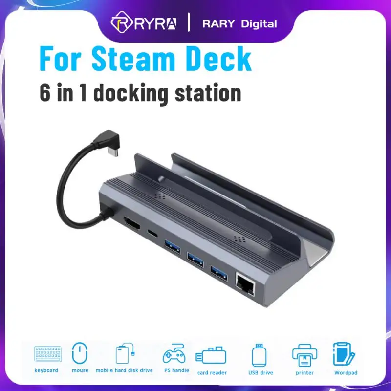 

Док-станция RYRA для палубы, 6 в 1, HDMI