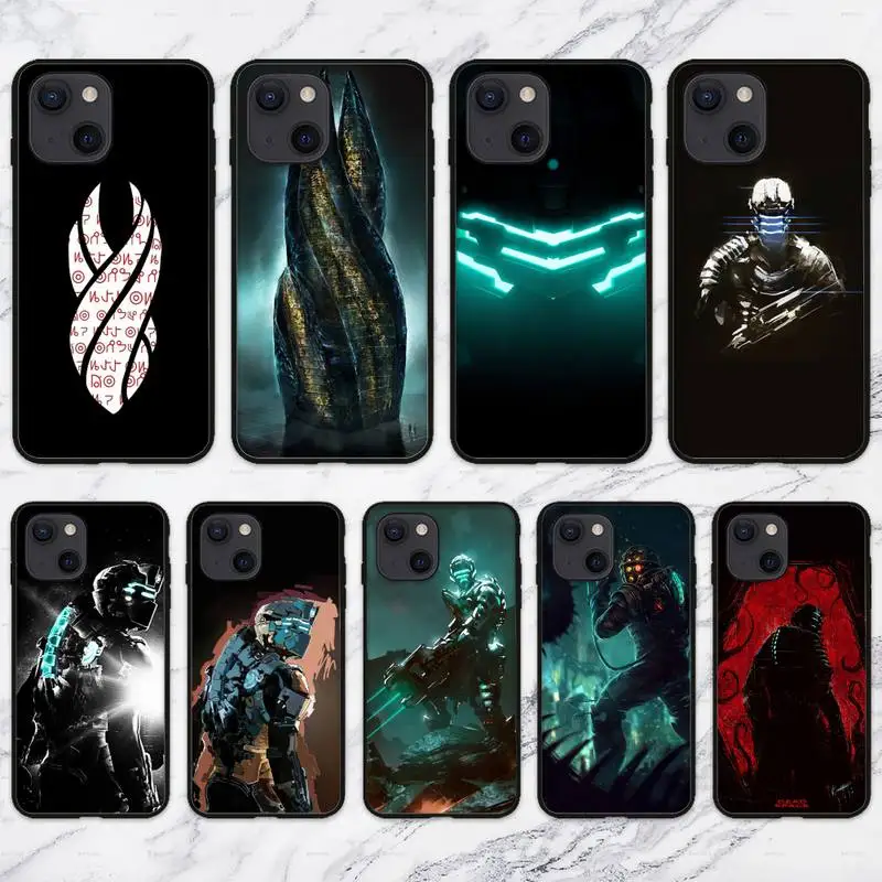 hot game dead space phone case for iphone 11 12 mini 13 pro xs max x 8 7 6s plus 5 se xr shell free global shipping